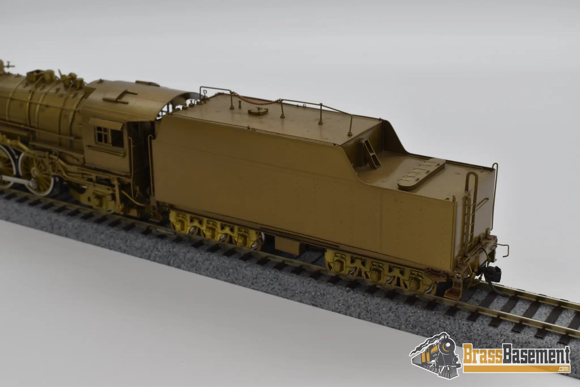 Ho Brass - Hallmark Texas & Pacific 4 - 8 - 2 With Elesco Fwh Unpainted Steam