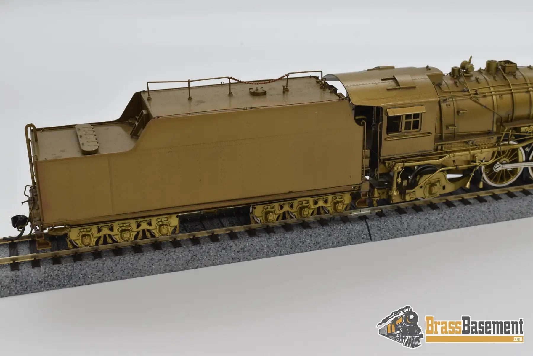 Ho Brass - Hallmark Texas & Pacific 4 - 8 - 2 With Elesco Fwh Unpainted Steam