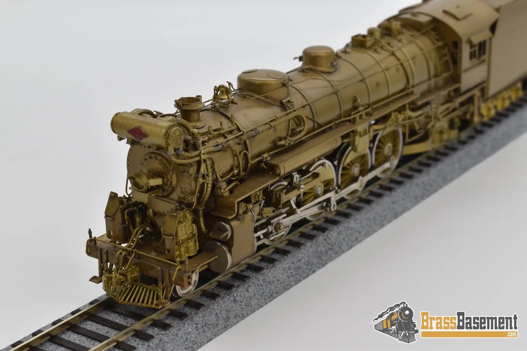 Ho Brass - Hallmark Texas & Pacific 4 - 8 - 2 With Elesco Fwh Unpainted Steam