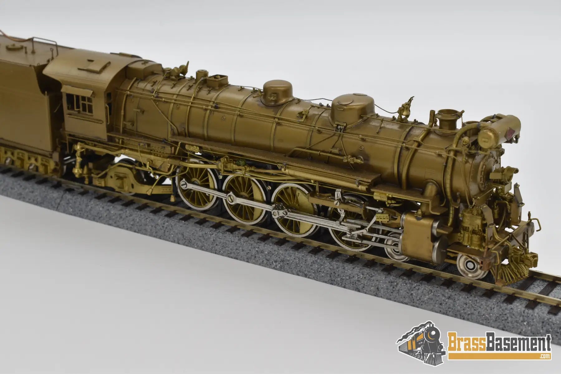 Ho Brass - Hallmark Texas & Pacific 4 - 8 - 2 With Elesco Fwh Unpainted Steam