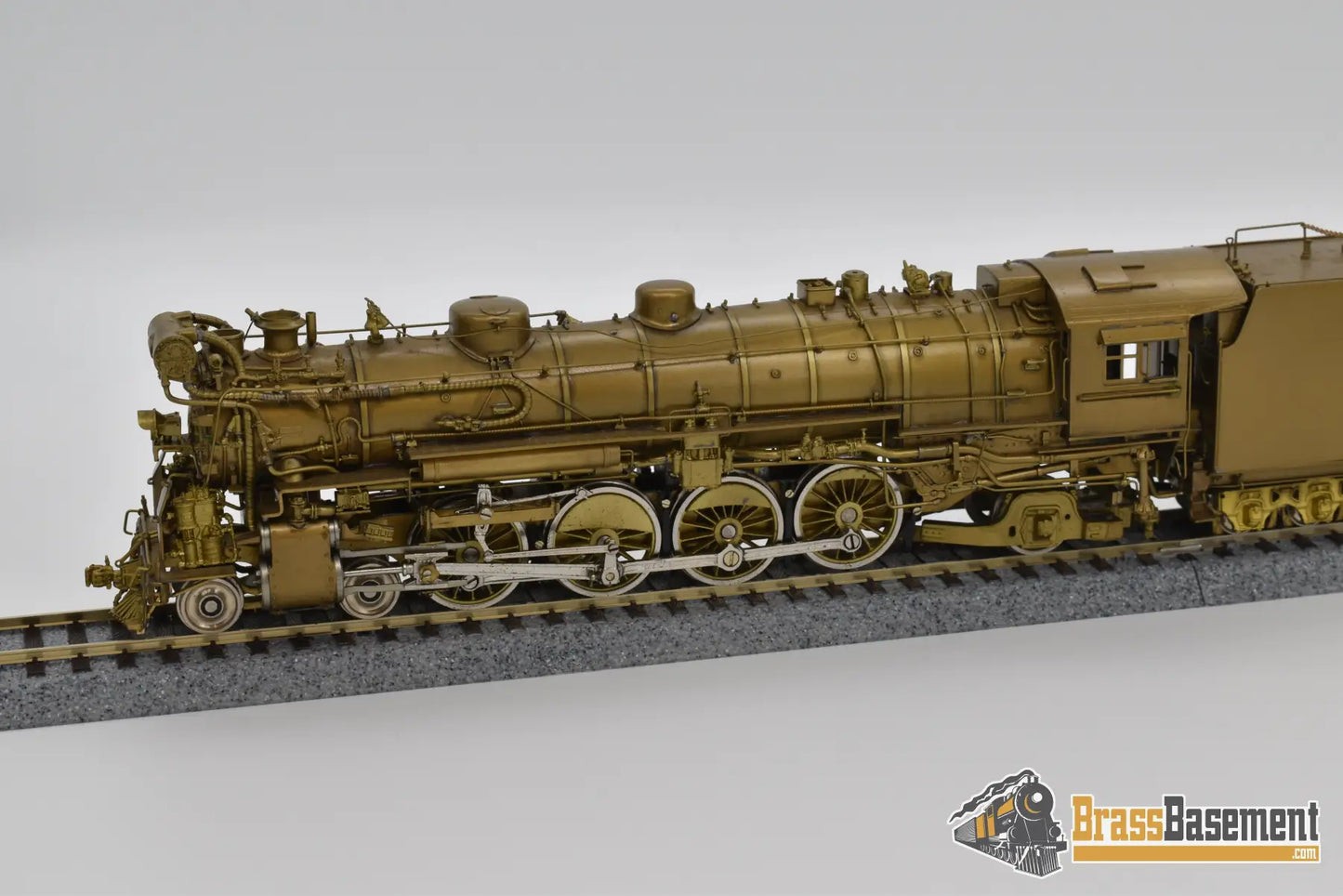 Ho Brass - Hallmark Texas & Pacific 4 - 8 - 2 With Elesco Fwh Unpainted Steam