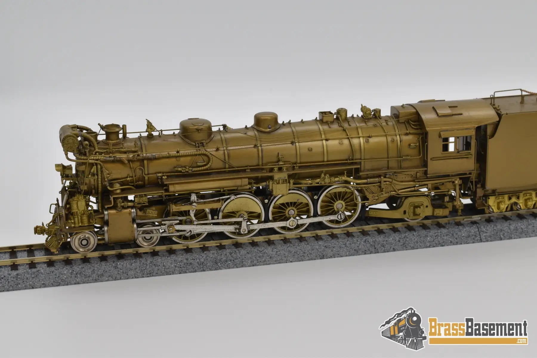 Ho Brass - Hallmark Texas & Pacific 4 - 8 - 2 With Elesco Fwh Unpainted Steam