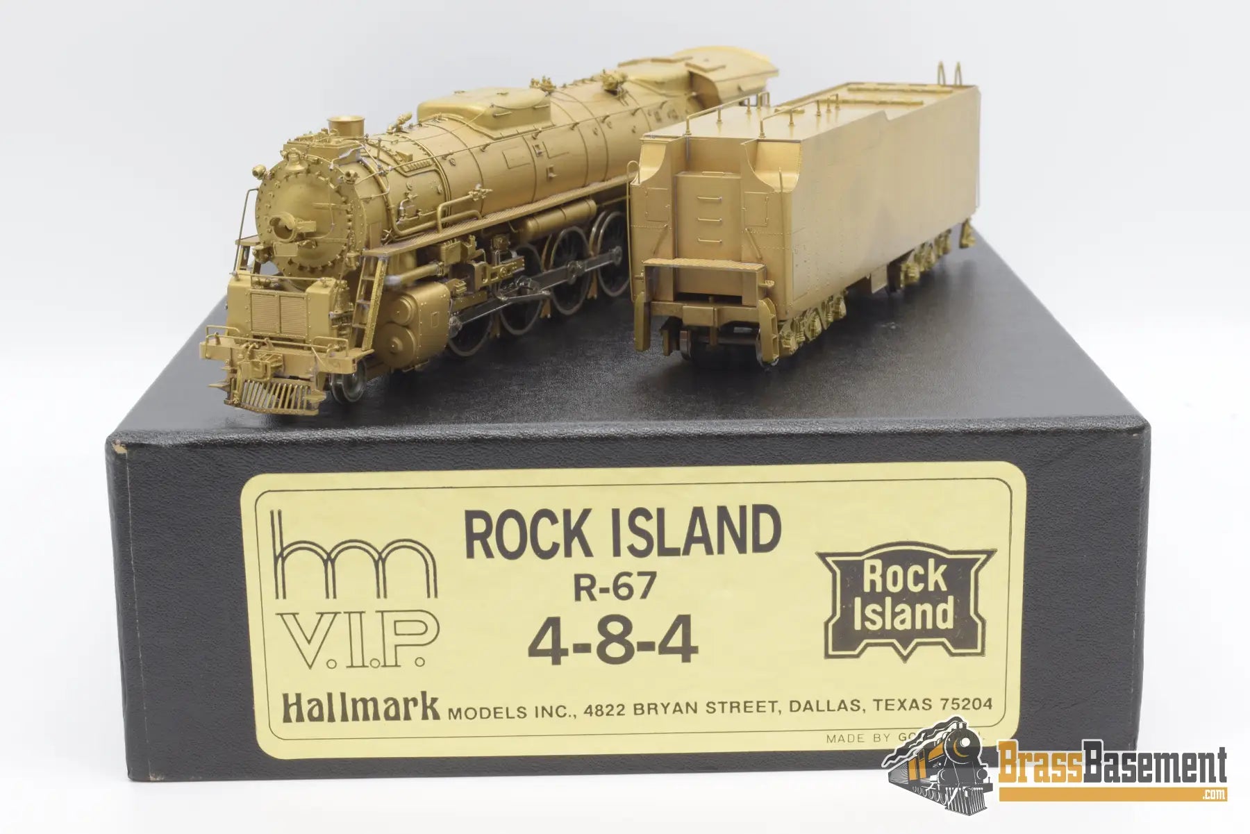 Ho Brass - Hallmark Vip Rock Island R - 67 4 - 8 - 4 Exquisite Steam