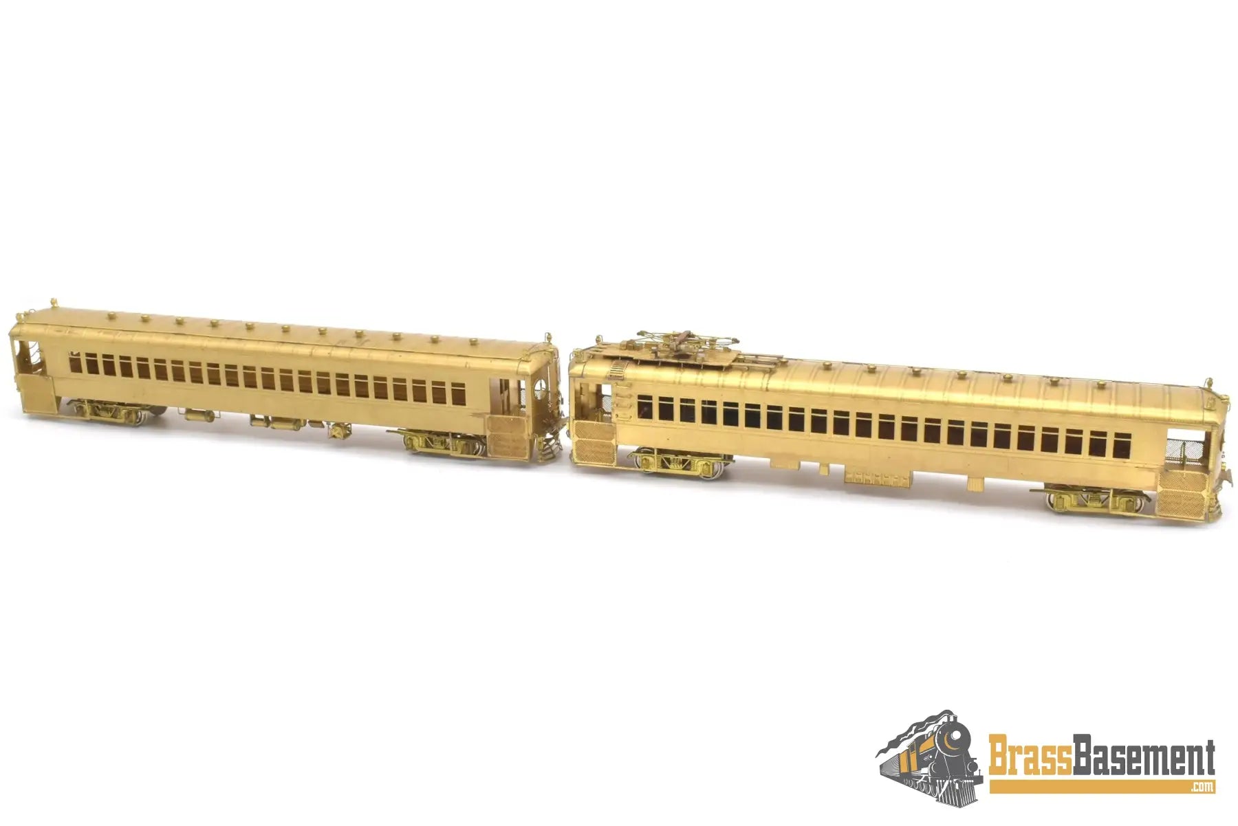 Ho Brass - Hi - Country Southern Pacific Interurban Electric Railway Coach #300 Powered & Trailer