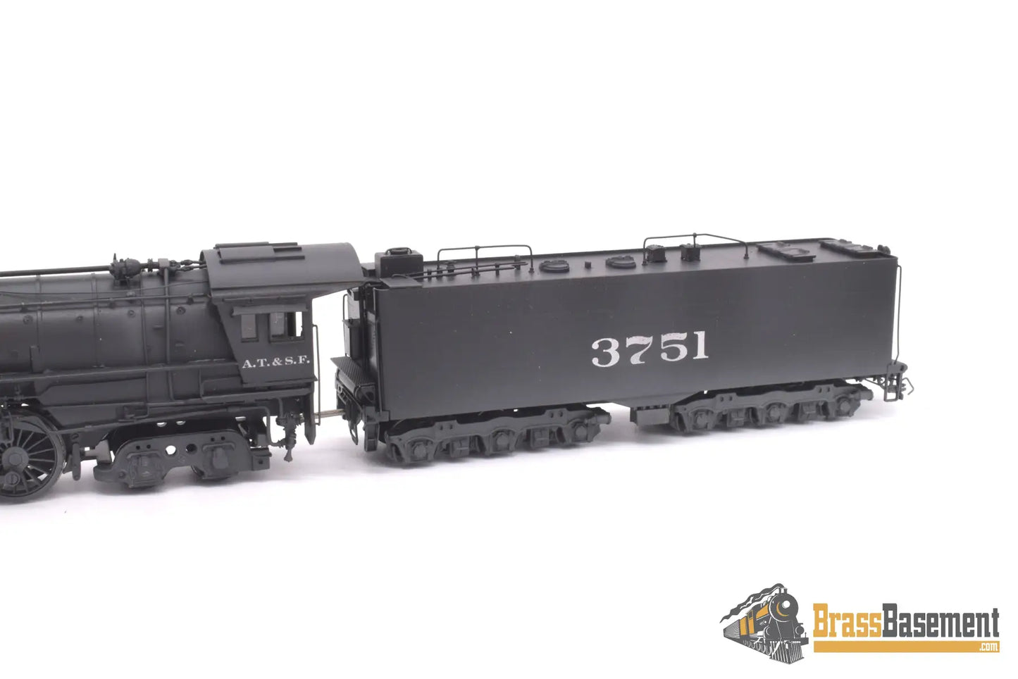 Ho Brass - Key Atsf Santa Fe 3751 Class 4 - 8 - 4 As Delivered Samhongsa C/P Steam