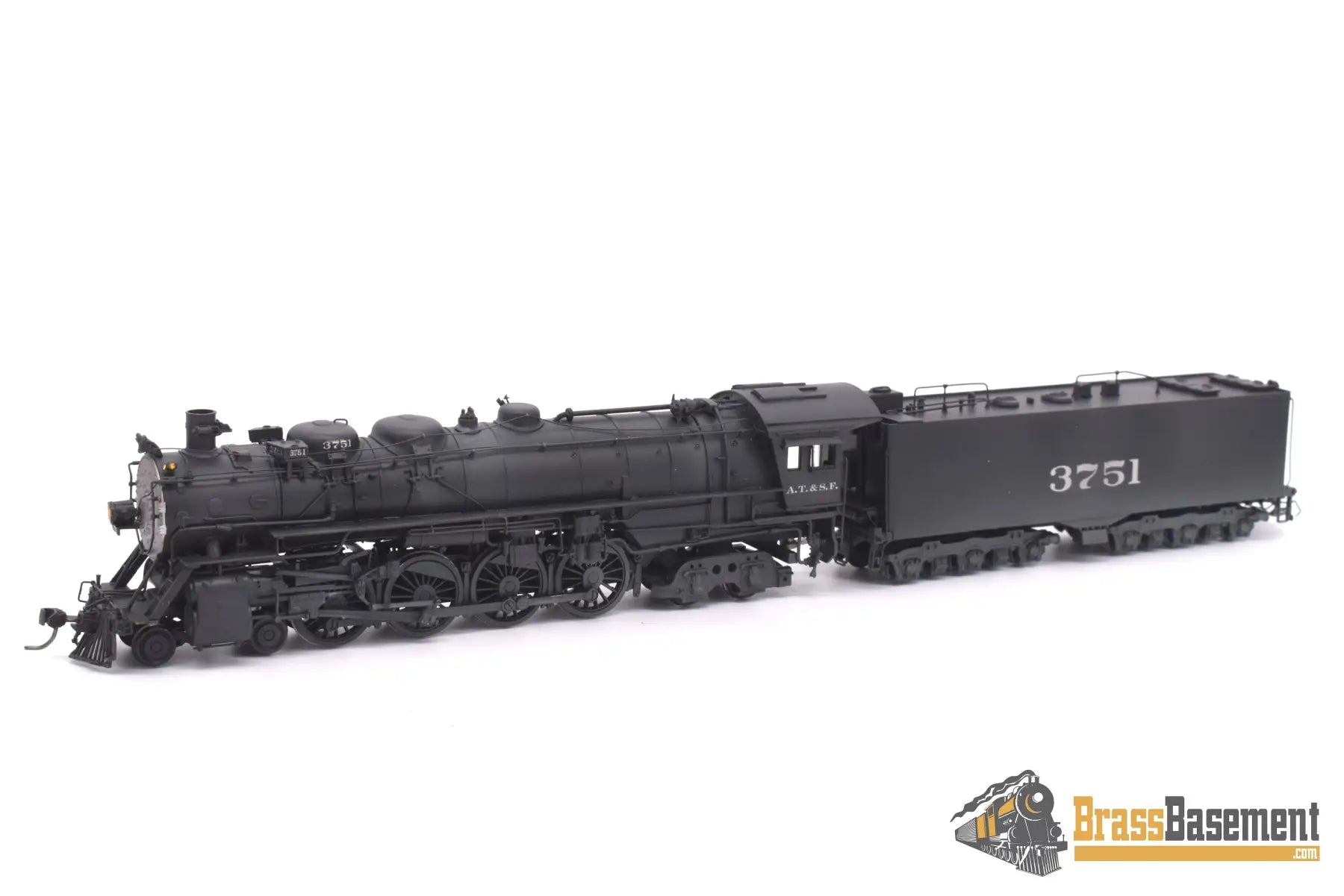 Ho Brass - Key Atsf Santa Fe 3751 Class 4 - 8 - 4 As Delivered Samhongsa C/P Steam