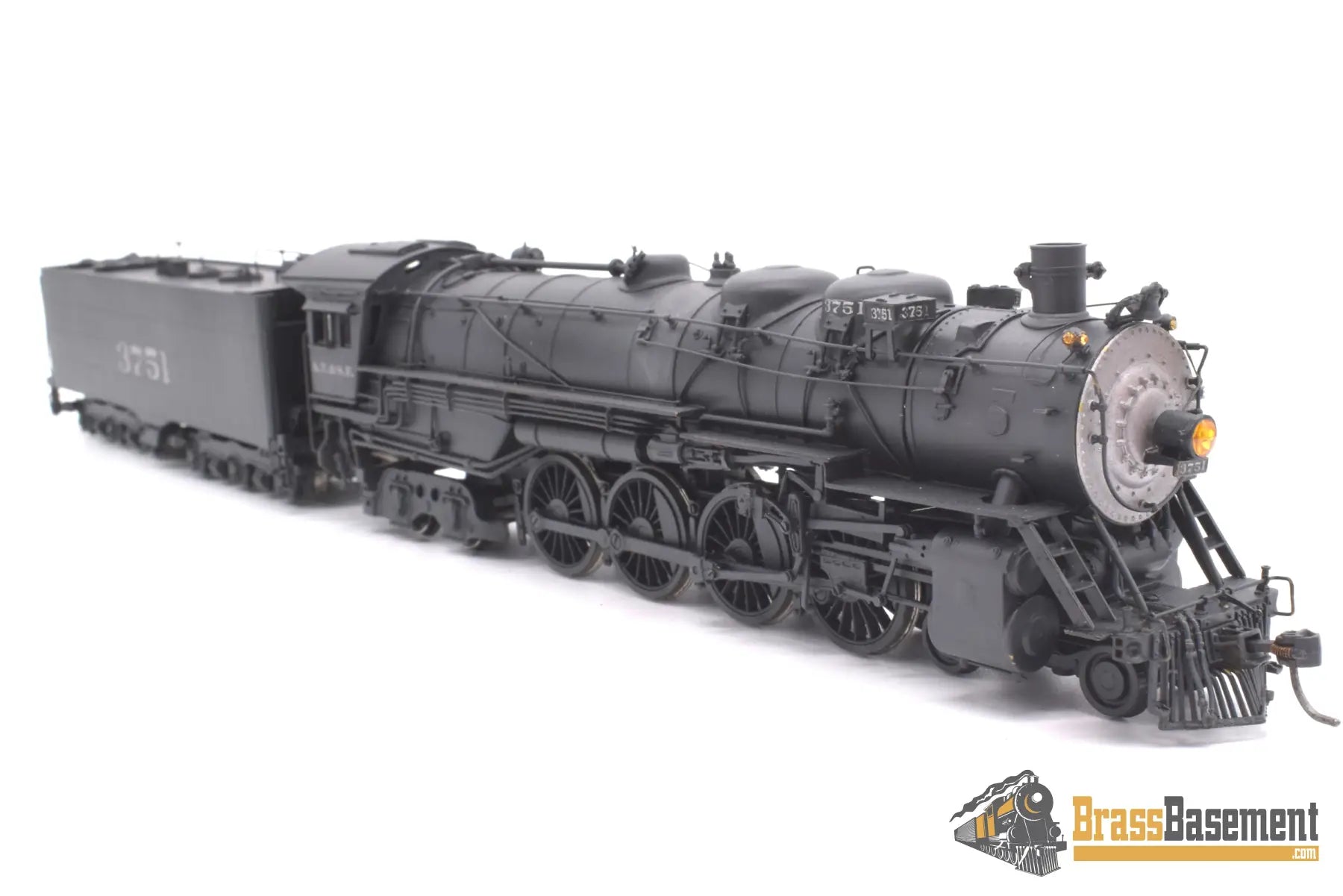 Ho Brass - Key Atsf Santa Fe 3751 Class 4 - 8 - 4 As Delivered Samhongsa C/P Steam