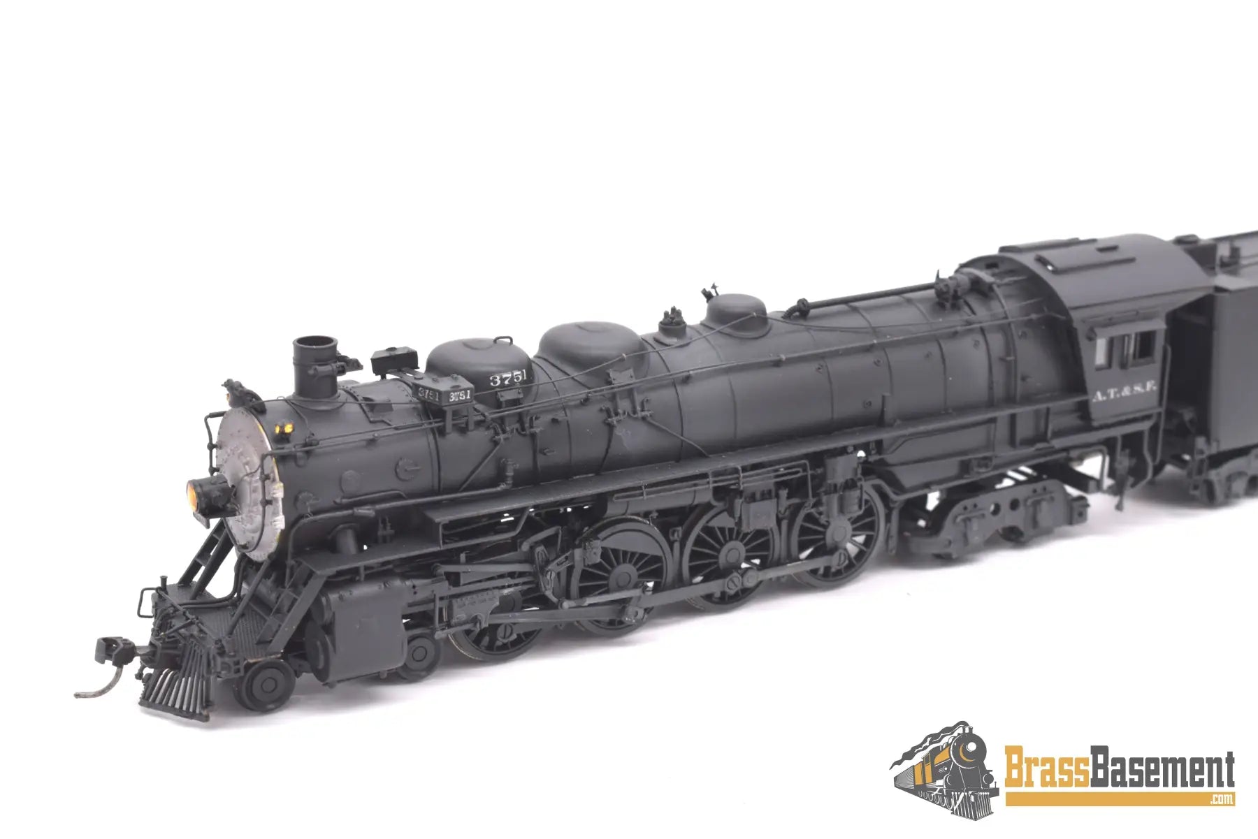 Ho Brass - Key Atsf Santa Fe 3751 Class 4 - 8 - 4 As Delivered Samhongsa C/P Steam