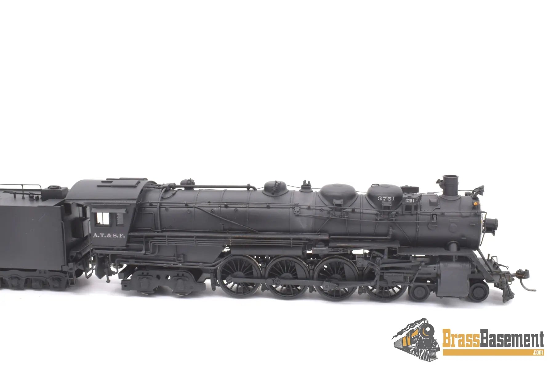 Ho Brass - Key Atsf Santa Fe 3751 Class 4 - 8 - 4 As Delivered Samhongsa C/P Steam