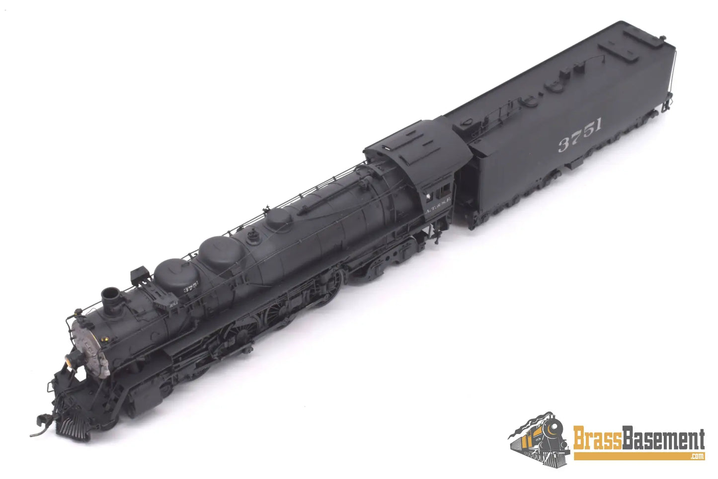 Ho Brass - Key Atsf Santa Fe 3751 Class 4 - 8 - 4 As Delivered Samhongsa C/P Steam
