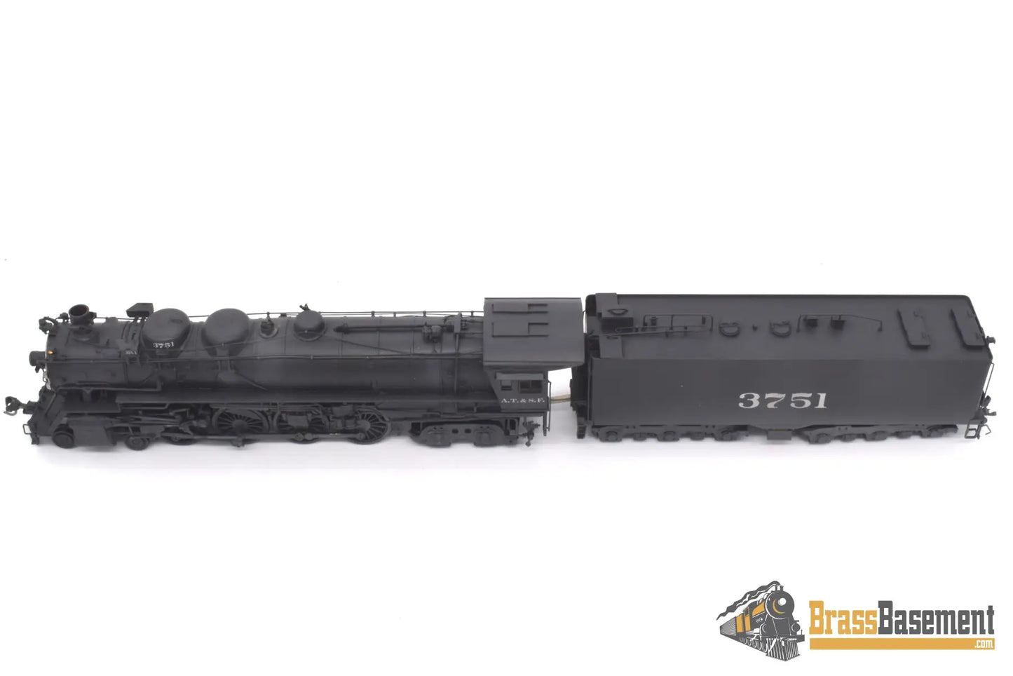 Ho Brass - Key Atsf Santa Fe 3751 Class 4 - 8 - 4 As Delivered Samhongsa C/P Steam