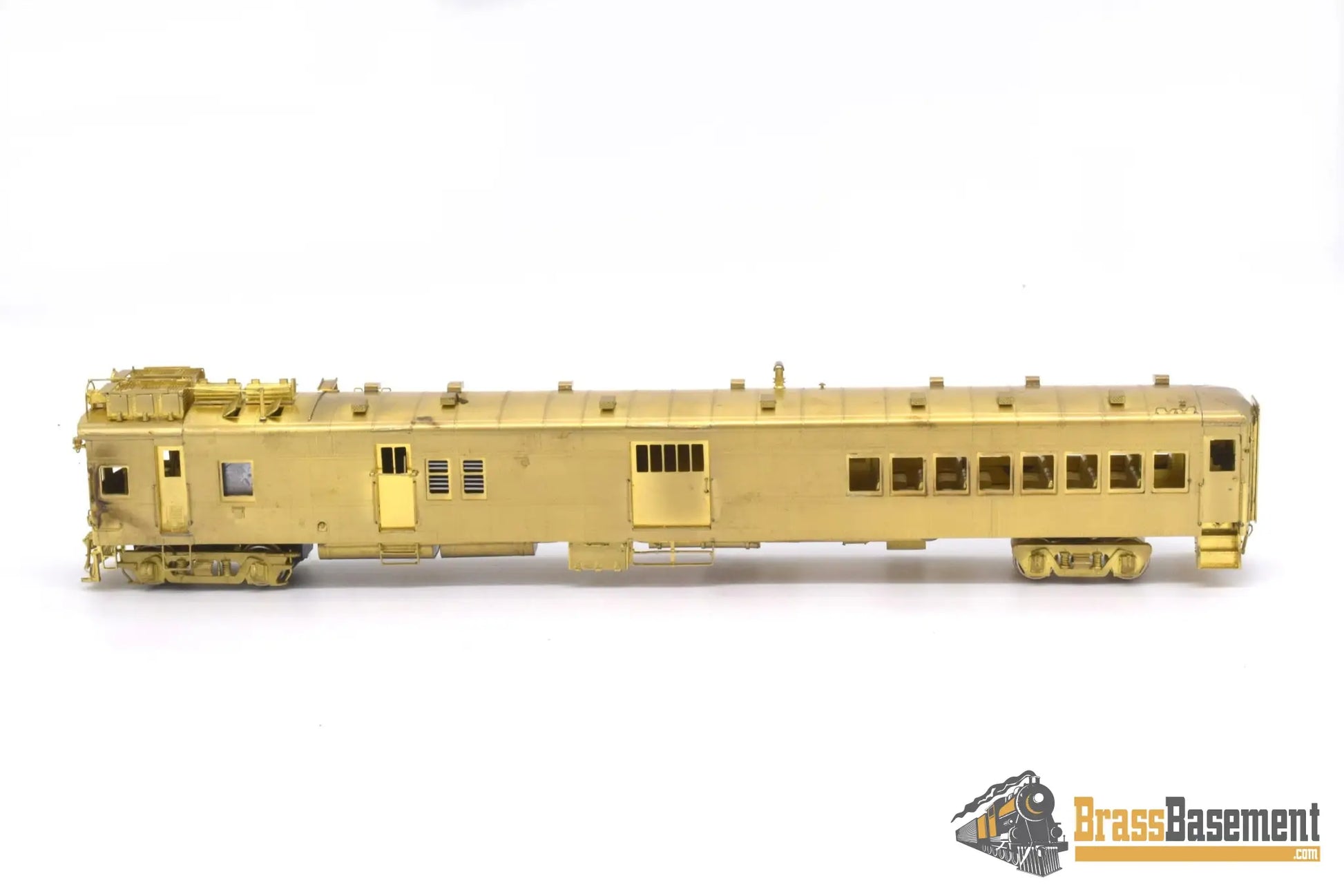 Ho Brass - Key Gasoline Santa Fe M - 175 - 182 Doodlebug Fm Korea Unpainted Passenger