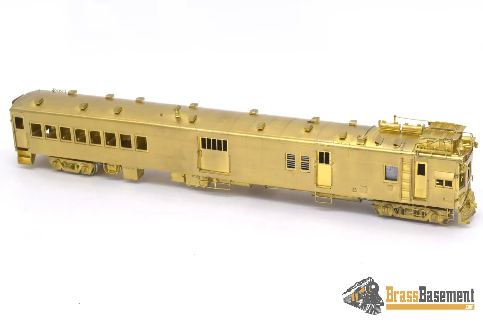 Ho Brass - Key Gasoline Santa Fe M - 175 - 182 Doodlebug Fm Korea Unpainted Passenger