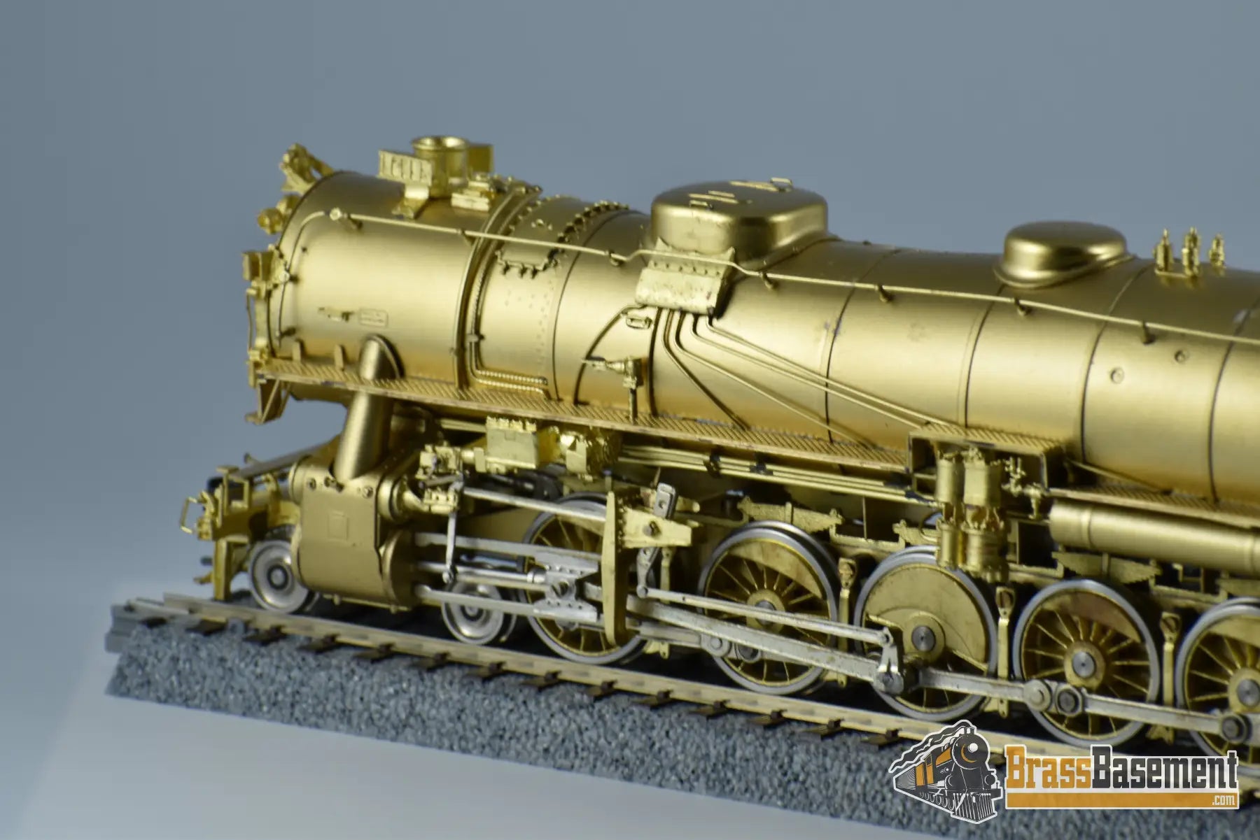 Ho Brass - Key Imports 4 - 12 - 2 Bald Face Unpainted W/ Dcc Added Smooth Runner Steam