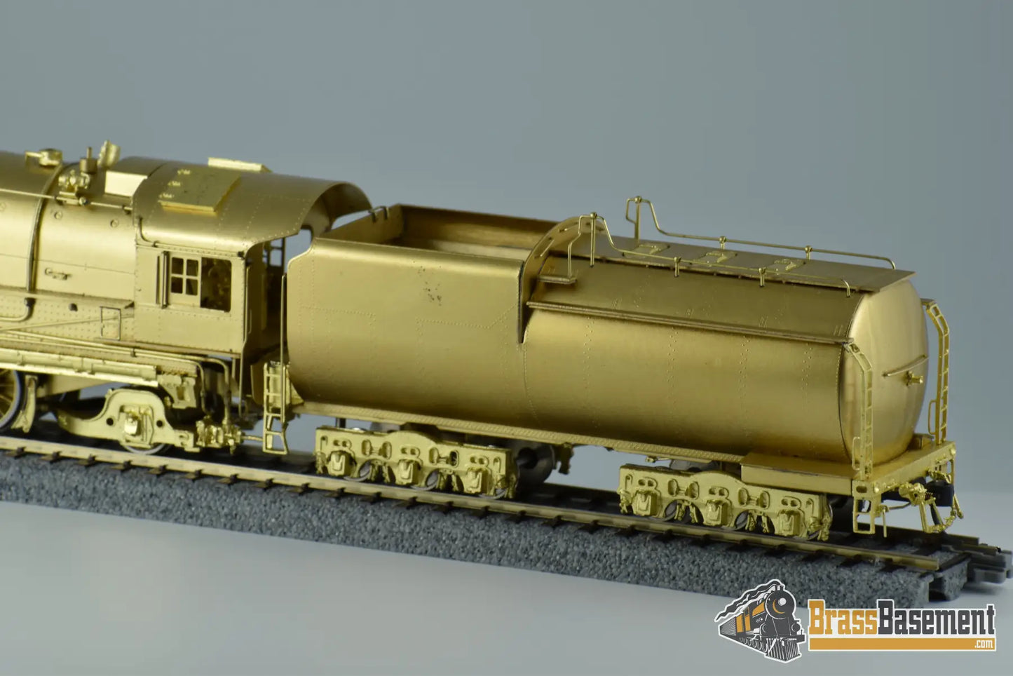Ho Brass - Key Imports 4 - 12 - 2 Bald Face Unpainted W/ Dcc Added Smooth Runner Steam