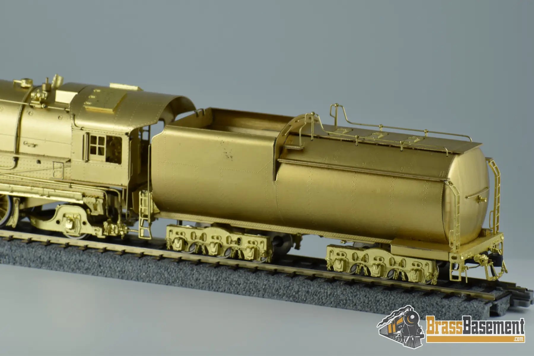 Ho Brass - Key Imports 4 - 12 - 2 Bald Face Unpainted W/ Dcc Added Smooth Runner Steam