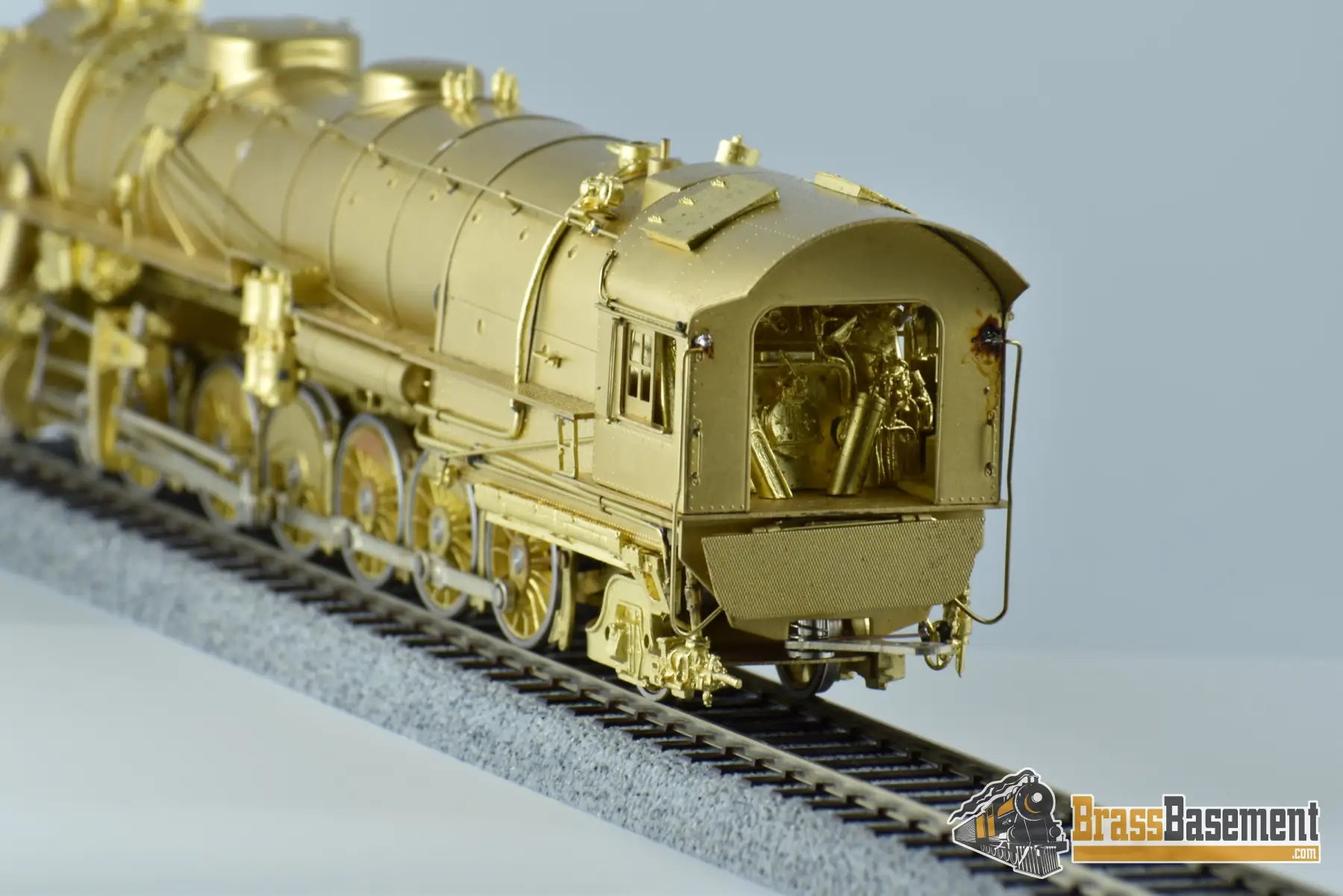 Ho Brass - Key Imports 4 - 12 - 2 Bald Face Unpainted W/ Dcc Added Smooth Runner Steam