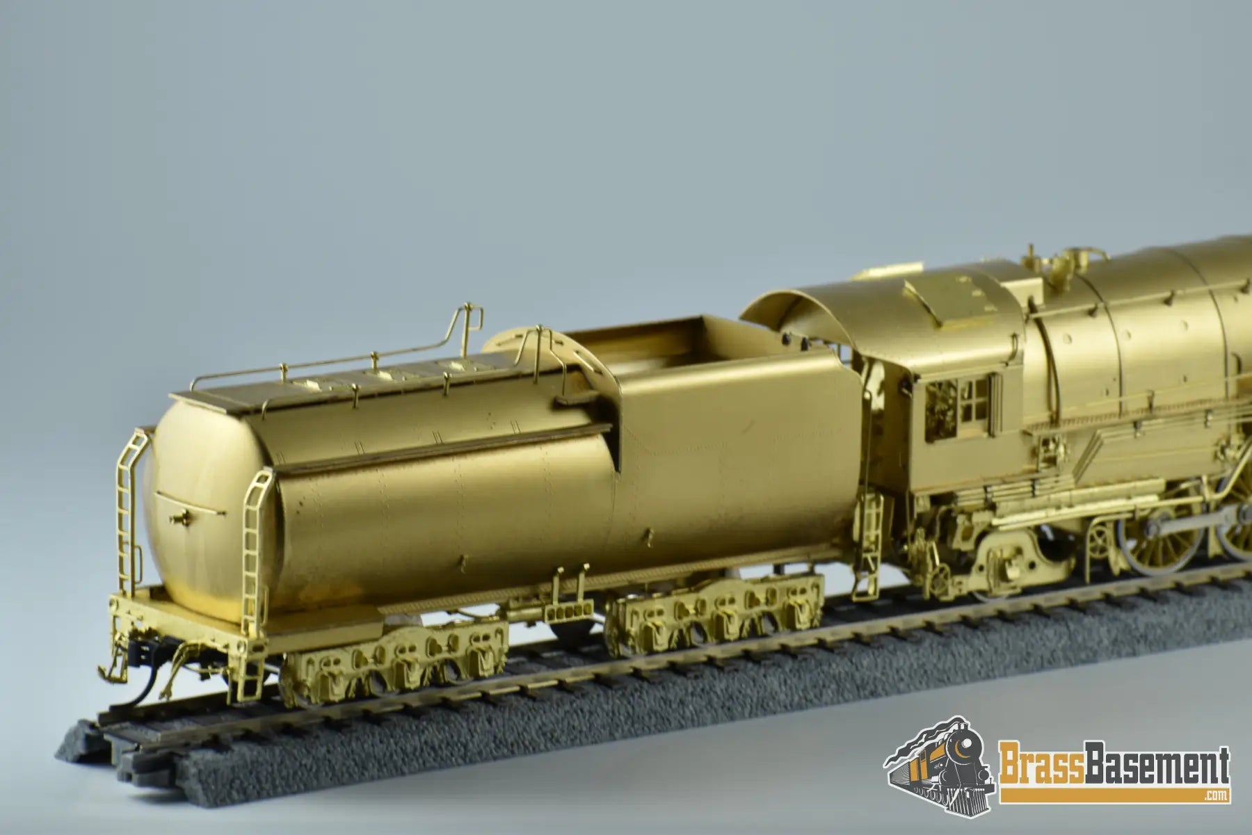 Ho Brass - Key Imports 4 - 12 - 2 Bald Face Unpainted W/ Dcc Added Smooth Runner Steam