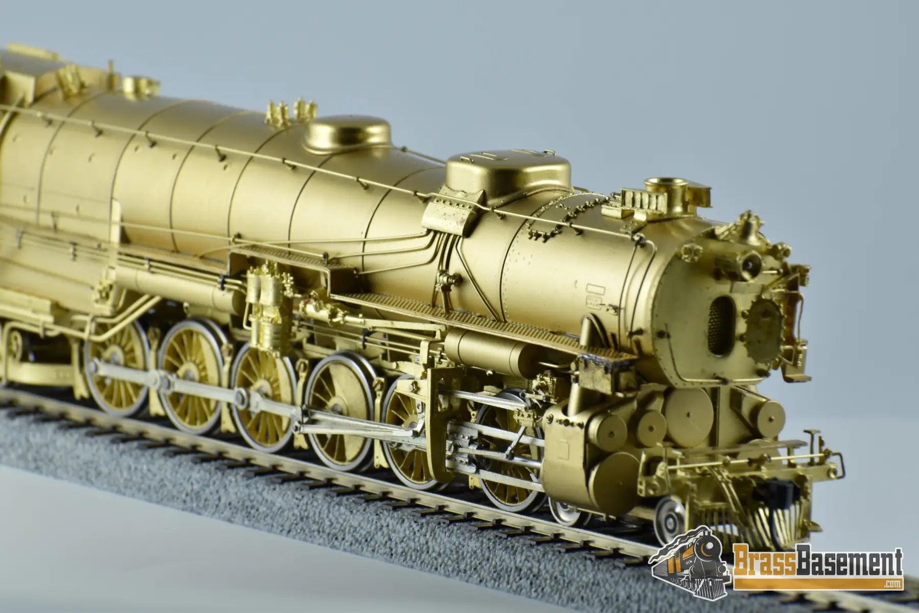Ho Brass - Key Imports 4 - 12 - 2 Bald Face Unpainted W/ Dcc Added Smooth Runner Steam