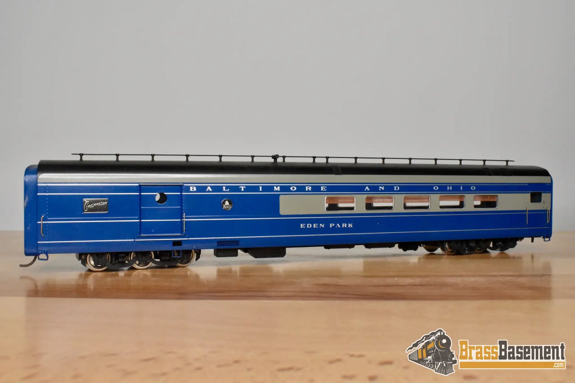 HO Brass - Key Imports Baltimore & Ohio B&O 5-Car Cincinnatian Set - Made in Japan - Wrong Blue - Steam