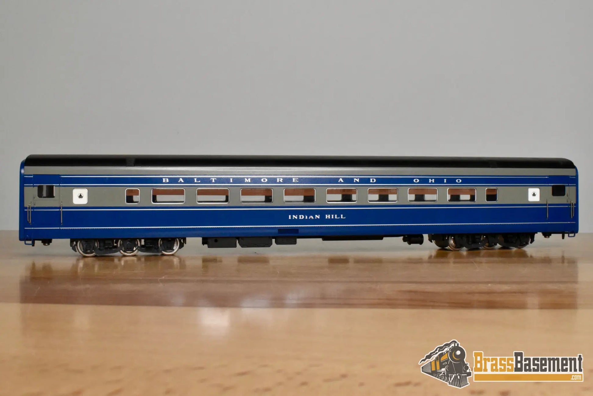 HO Brass - Key Imports Baltimore & Ohio B&O 5-Car Cincinnatian Set - Made in Japan - Wrong Blue - Steam