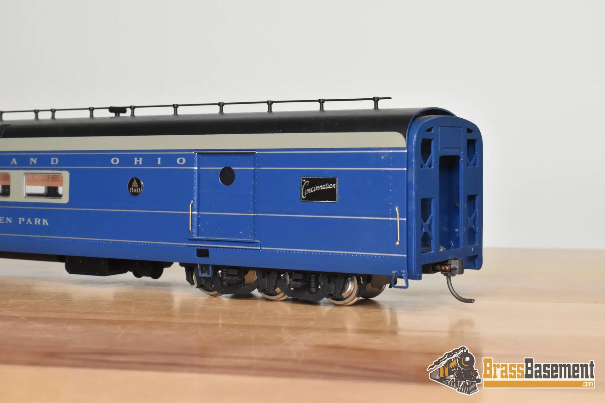 HO Brass - Key Imports Baltimore & Ohio B&O 5-Car Cincinnatian Set - Made in Japan - Wrong Blue - Steam