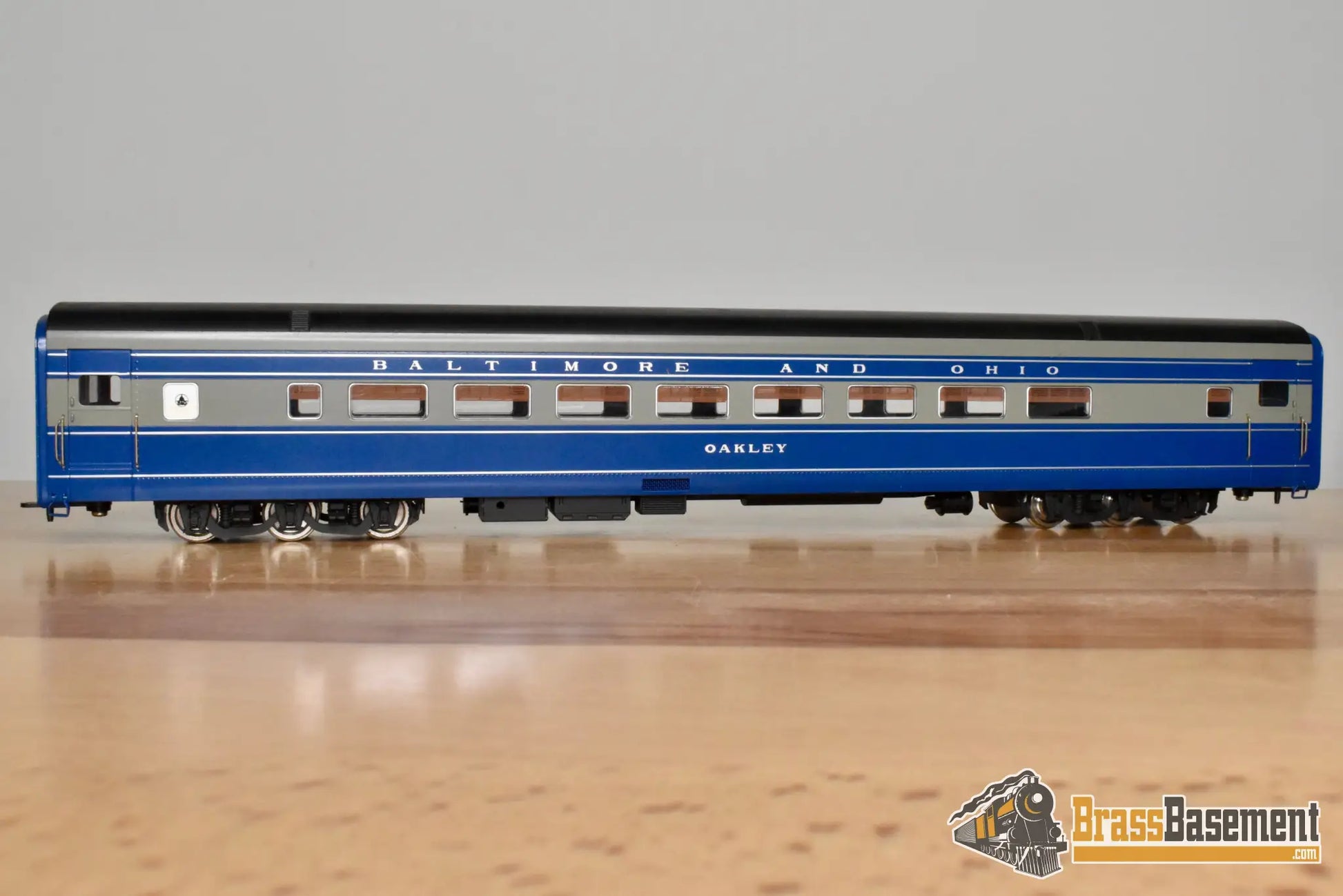 HO Brass - Key Imports Baltimore & Ohio B&O 5-Car Cincinnatian Set - Made in Japan - Wrong Blue - Steam