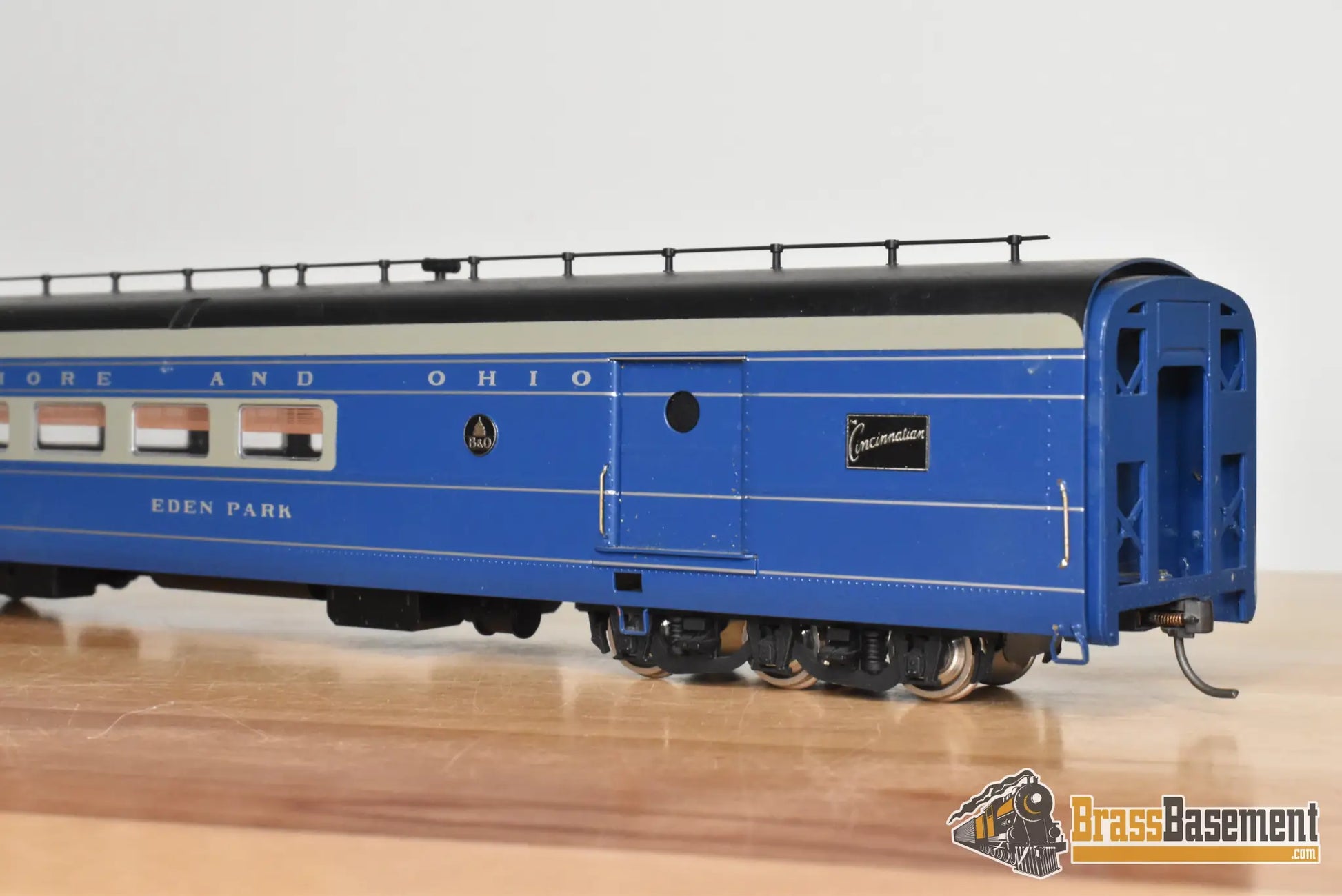 HO Brass - Key Imports Baltimore & Ohio B&O 5-Car Cincinnatian Set - Made in Japan - Wrong Blue - Steam