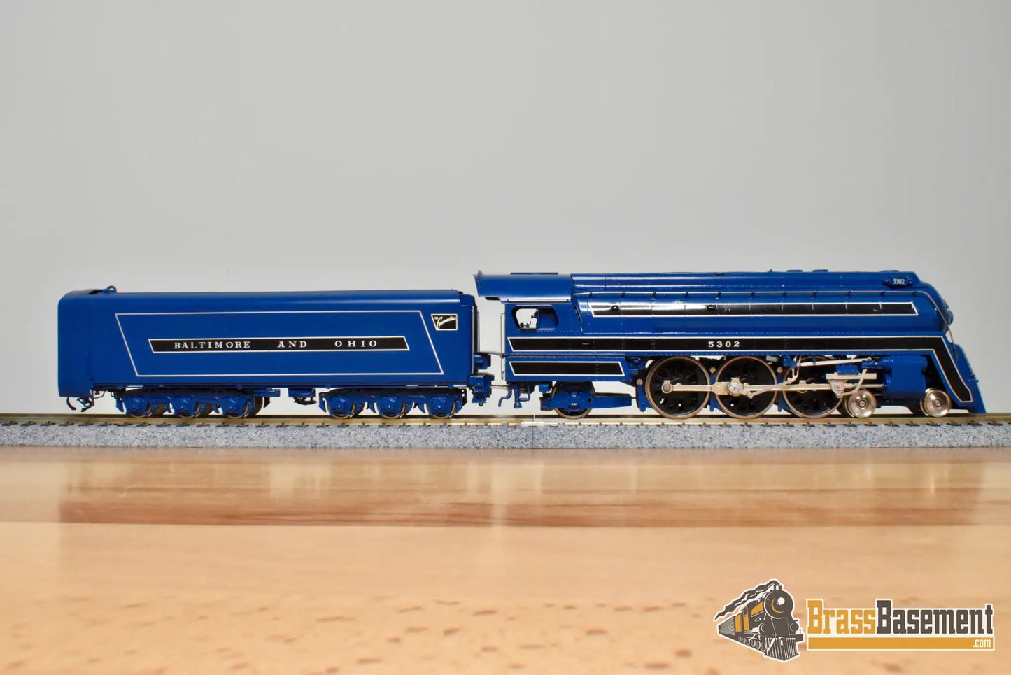 HO Brass - Key Imports Baltimore & Ohio B&O P-7d 4-6-2 #5302 BOX POX CS #22 - F/P Wrong Blue - Steam