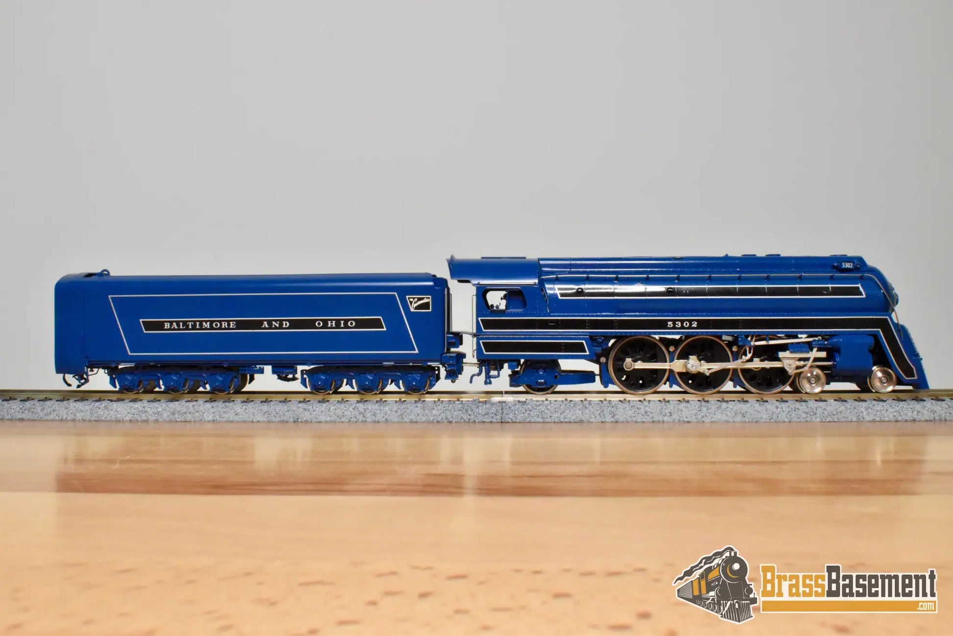 HO Brass - Key Imports Baltimore & Ohio B&O P-7d 4-6-2 #5302 BOX POX CS #22 - F/P Wrong Blue - Steam