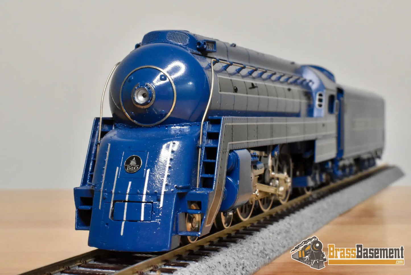 HO Brass - Key Imports Baltimore & Ohio B&O P-7d 4-6-2 #5302 BOX POX CS #22 - F/P Wrong Blue - Steam