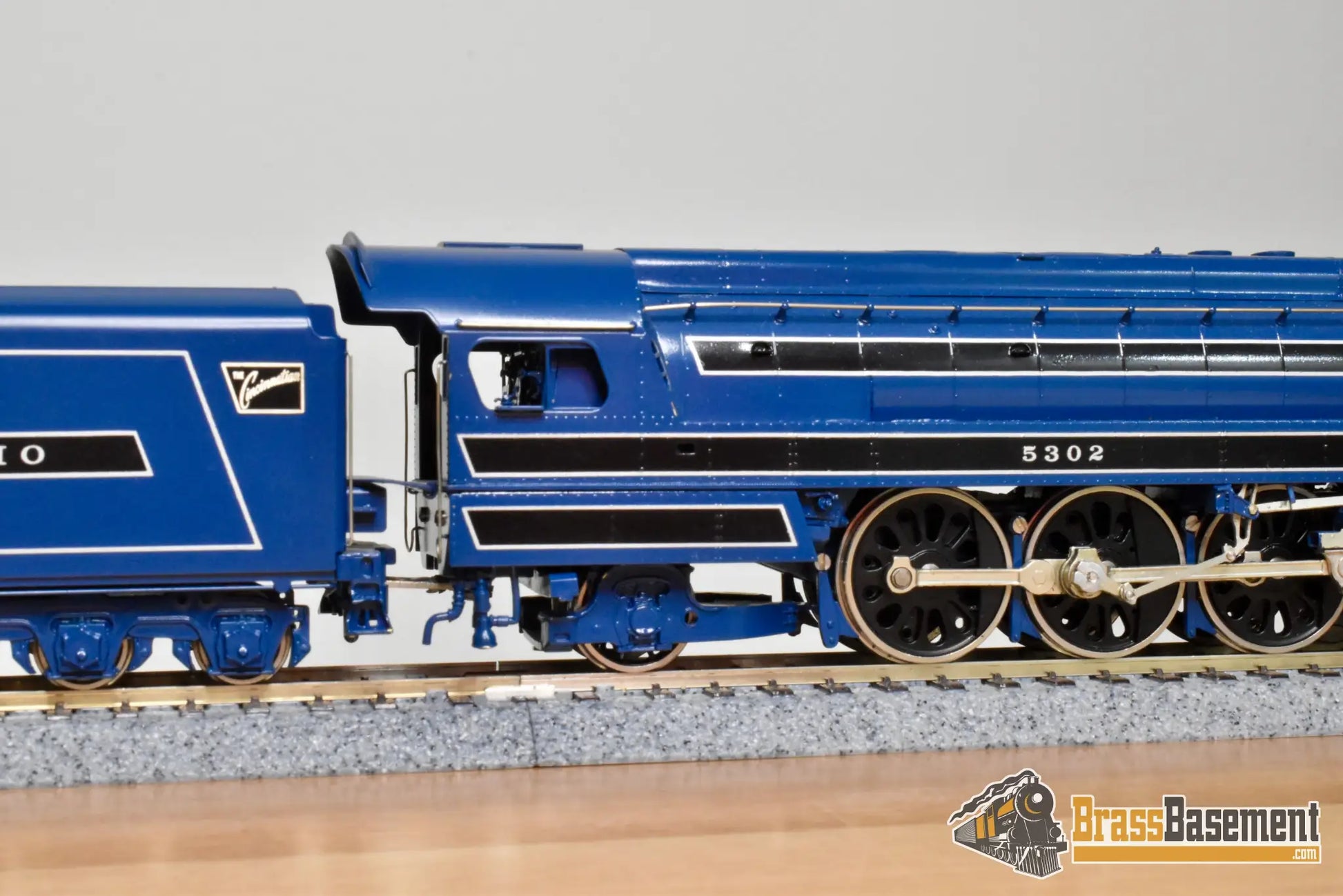 HO Brass - Key Imports Baltimore & Ohio B&O P-7d 4-6-2 #5302 BOX POX CS #22 - F/P Wrong Blue - Steam