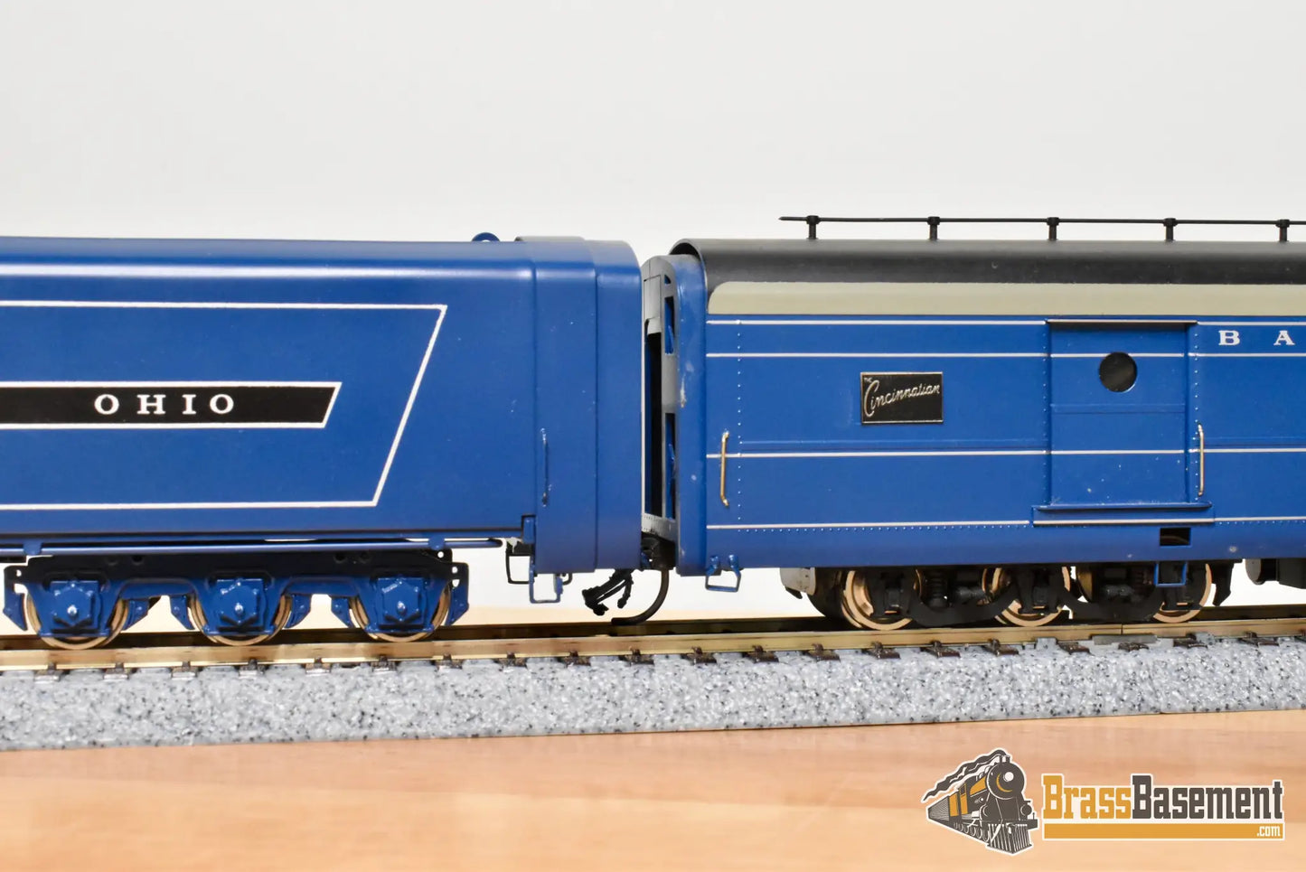HO Brass - Key Imports Baltimore & Ohio B&O P-7d 4-6-2 #5302 BOX POX CS #22 - F/P Wrong Blue - Steam