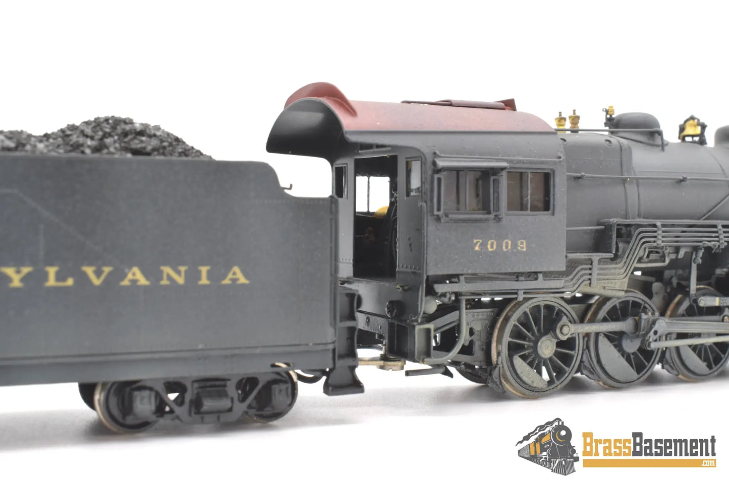 Ho Brass - Key Imports C/S #50 Pennsylvania Rr Prr H10 2 - 8 - 0 #7009 No Stoker F/P Weathered Steam