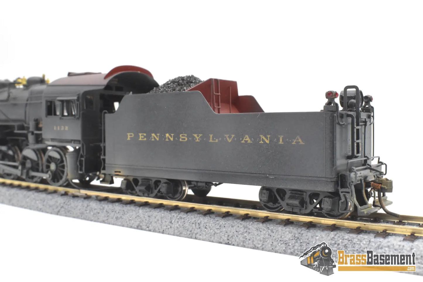 Ho Brass - Key Imports C/S #50 Pennsylvania Rr Prr H9S 2-8-0 #1132 F/P Weathered Steam
