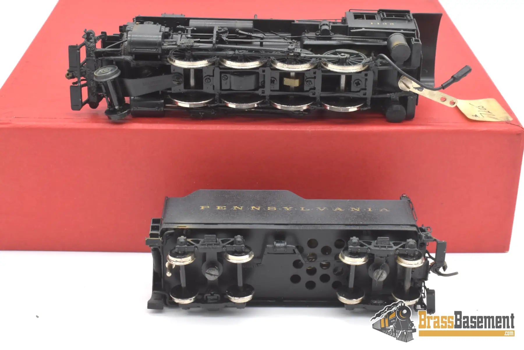 Ho Brass - Key Imports C/S #50 Pennsylvania Rr Prr H9S 2-8-0 #1132 F/P Weathered Steam