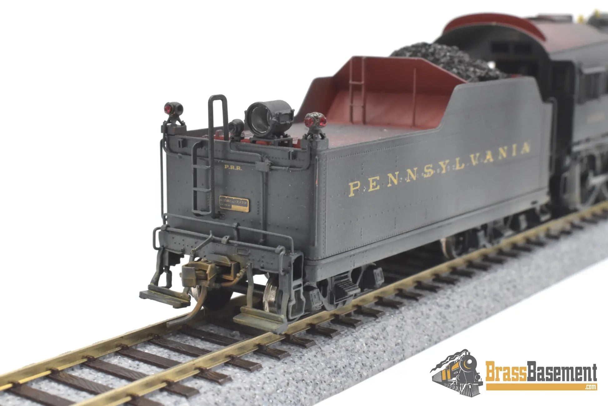 Ho Brass - Key Imports C/S #50 Pennsylvania Rr Prr H9S 2-8-0 #1132 F/P Weathered Steam