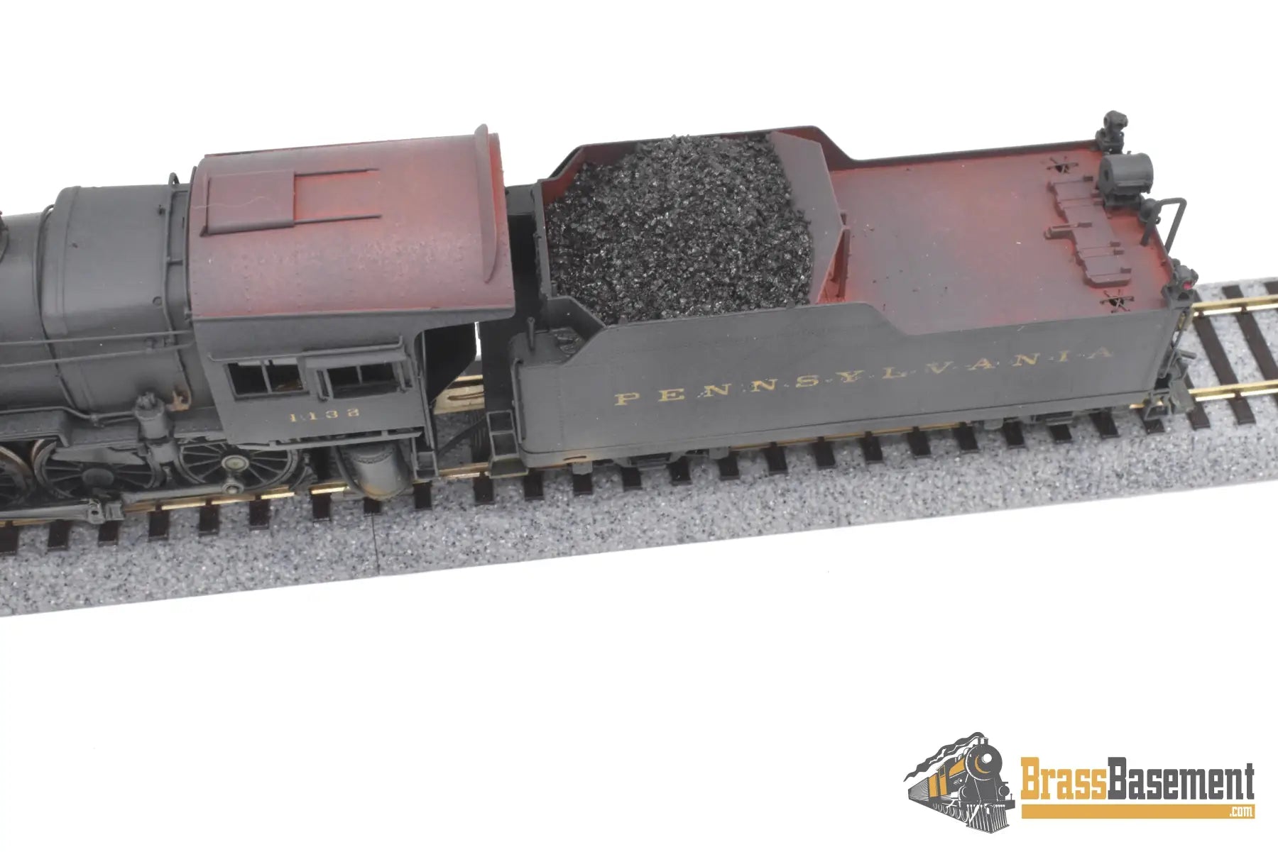 Ho Brass - Key Imports C/S #50 Pennsylvania Rr Prr H9S 2-8-0 #1132 F/P Weathered Steam