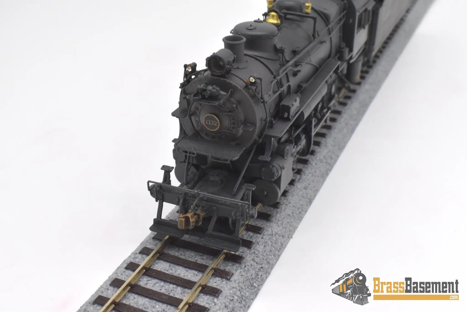Ho Brass - Key Imports C/S #50 Pennsylvania Rr Prr H9S 2-8-0 #1132 F/P Weathered Steam