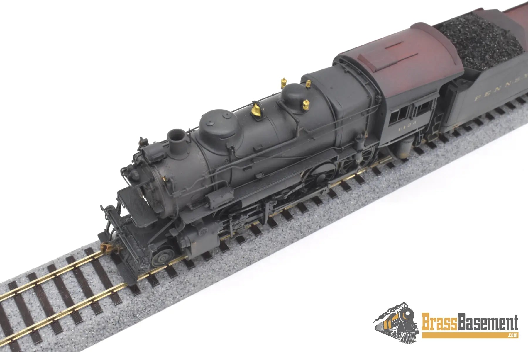 Ho Brass - Key Imports C/S #50 Pennsylvania Rr Prr H9S 2-8-0 #1132 F/P Weathered Steam