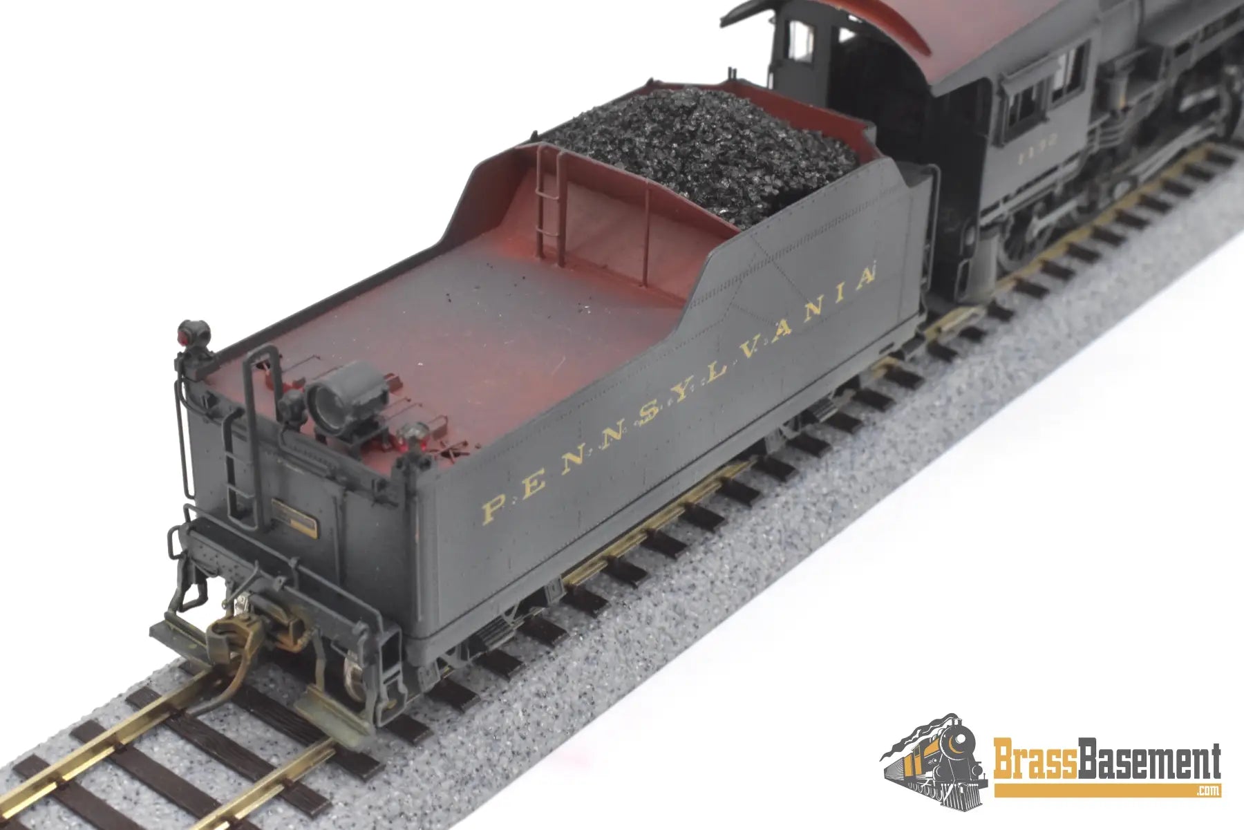 Ho Brass - Key Imports C/S #50 Pennsylvania Rr Prr H9S 2-8-0 #1132 F/P Weathered Steam