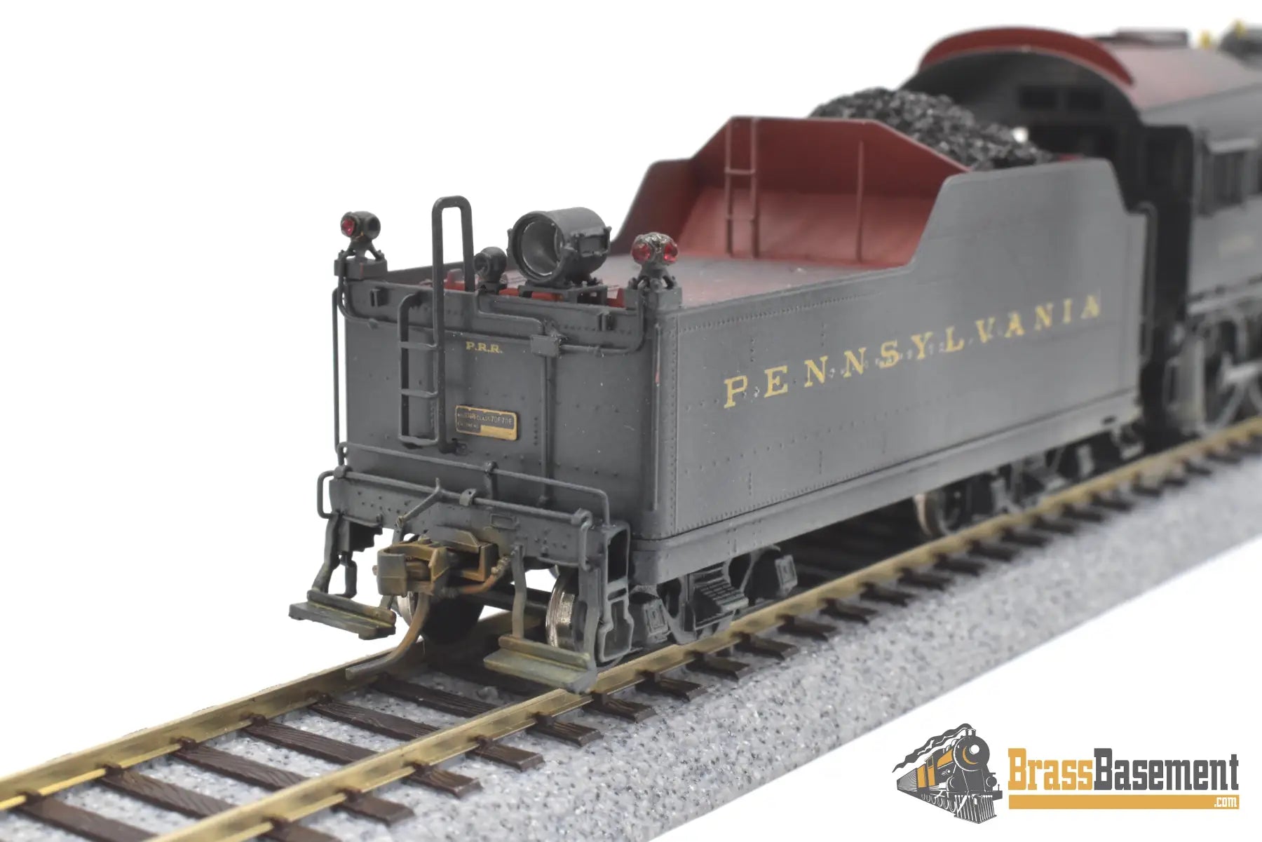 Ho Brass - Key Imports C/S #50 Pennsylvania Rr Prr H9S 2-8-0 #1132 F/P Weathered Steam