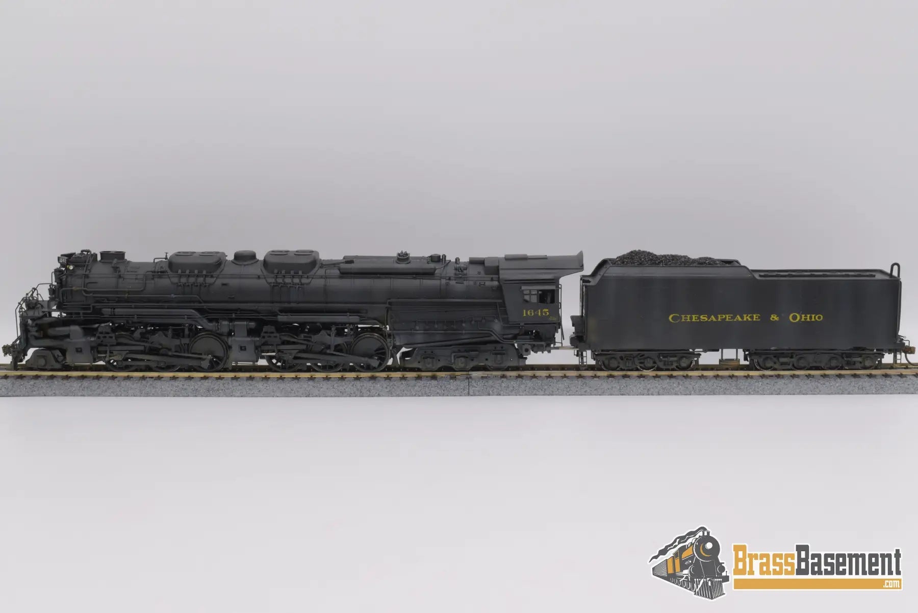 Ho Brass - Key Imports Chesapeake & Ohio C&O H - 8 2 - 6 - 6 - 6 #1645 Allegheny Nice Paint Steam
