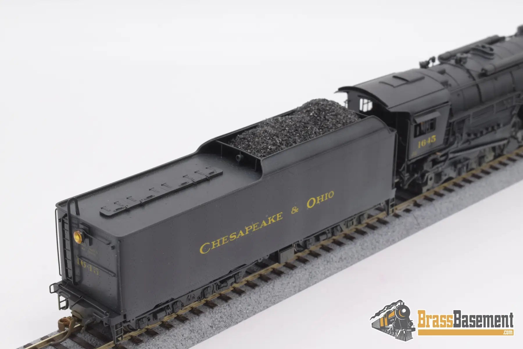 Ho Brass - Key Imports Chesapeake & Ohio C&O H - 8 2 - 6 - 6 - 6 #1645 Allegheny Nice Paint Steam