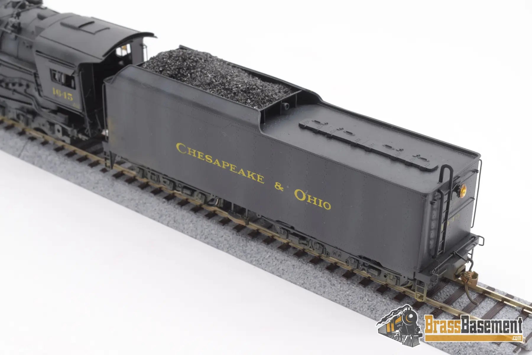 Ho Brass - Key Imports Chesapeake & Ohio C&O H - 8 2 - 6 - 6 - 6 #1645 Allegheny Nice Paint Steam