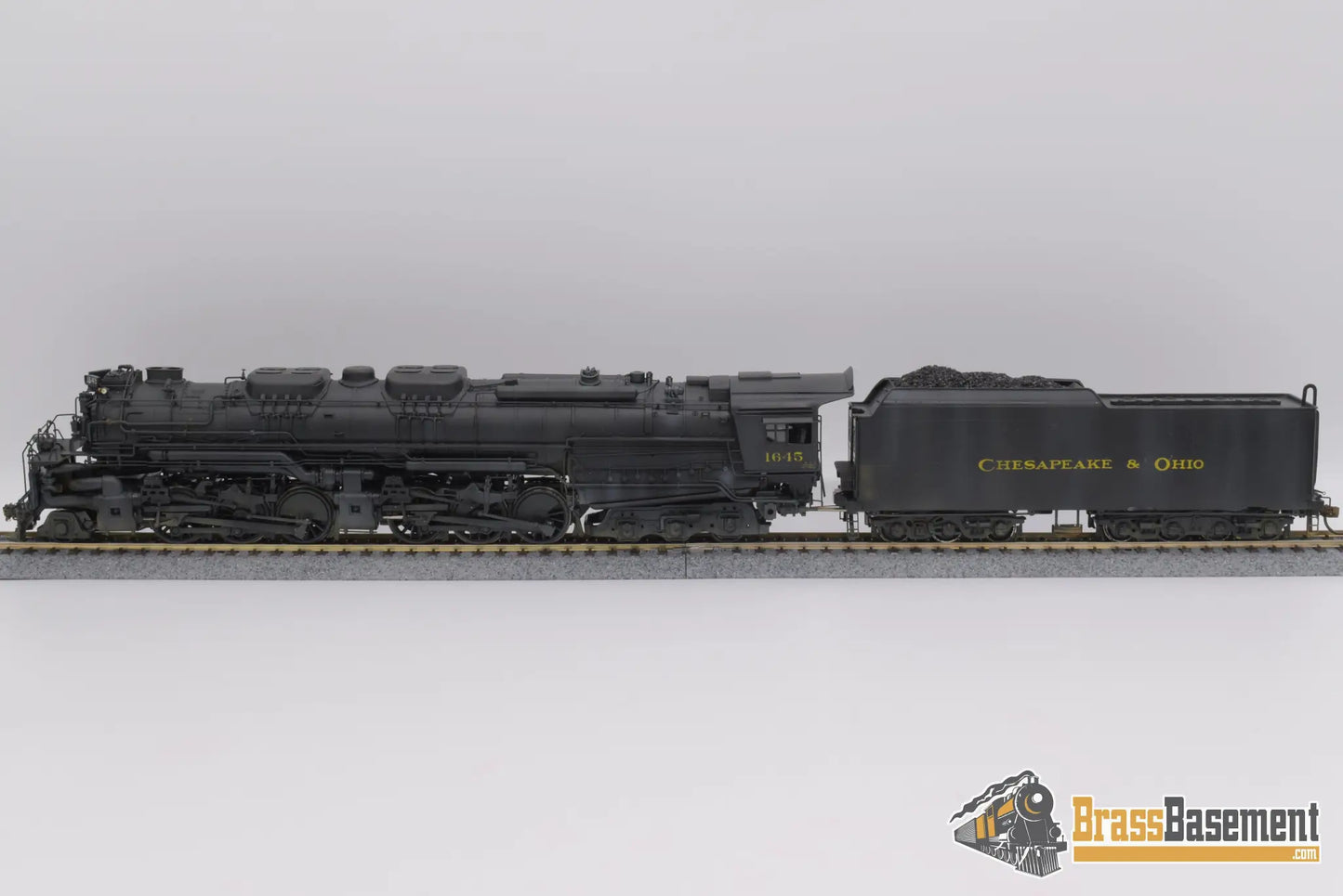 Ho Brass - Key Imports Chesapeake & Ohio C&O H - 8 2 - 6 - 6 - 6 #1645 Allegheny Nice Paint Steam