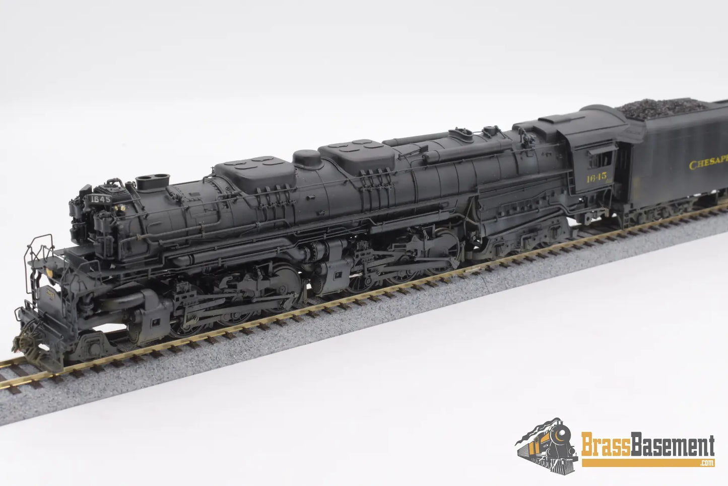 Ho Brass - Key Imports Chesapeake & Ohio C&O H - 8 2 - 6 - 6 - 6 #1645 Allegheny Nice Paint Steam