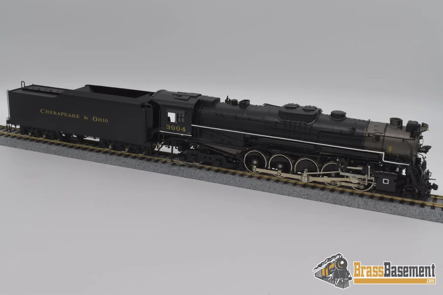 Ho Brass - Key Imports Chesapeake & Ohio C&O T1 2 - 10 - 4 Fp Cs #99 Great Runner Steam