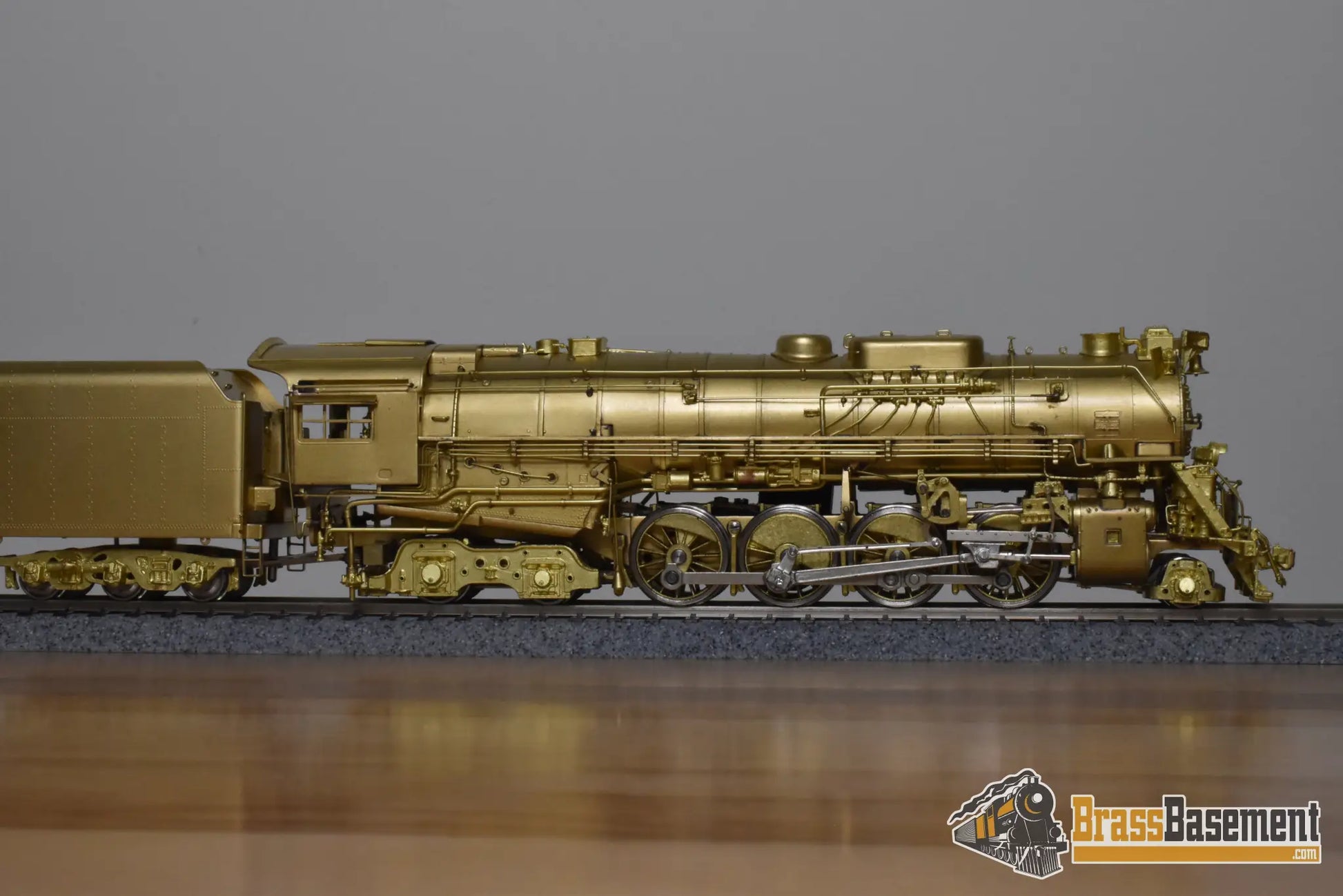 HO Brass - Key Imports Chesapeake & Ohio K-4 2-8-4 Berkshire - Unpainted Mint - Steam