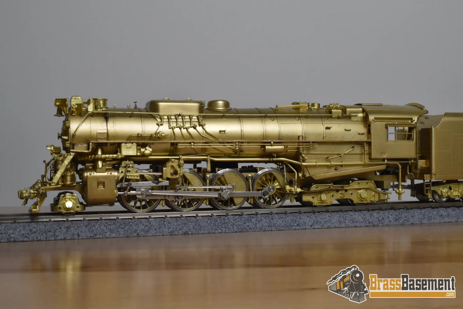 HO Brass - Key Imports Chesapeake & Ohio K-4 2-8-4 Berkshire - Unpainted Mint - Steam